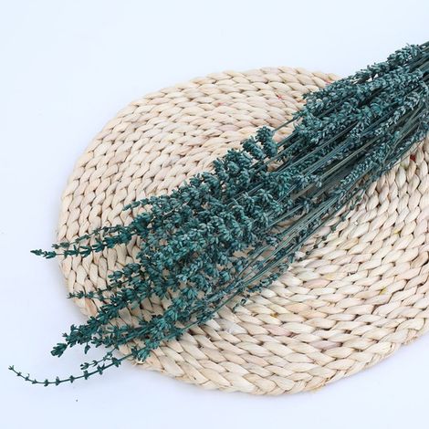 Lavande Séchée - Bouquet Naturel Air-Séché 22 Pouces - Décoration Intérieure Maison Mariage Fête DIY - 1 Unité (1/5)