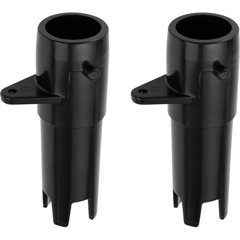Juego de 2 adaptadores de manguera para inflar y desinflar bañeras, válvula de desinflado de repuesto, compatible con Coleman, color negro.