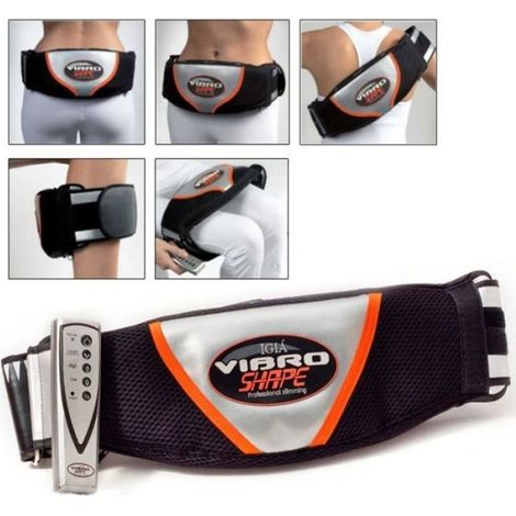 Ceinture chauffante - Vibro Shape - Vibration et chaleur - Abdominaux - Cuisses - Fesses