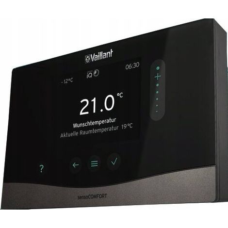 Vaillant VR92F Télécommande tactile pour régulateur chauffage