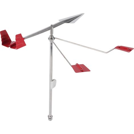 Girouette Marine Anémomètre Direction du Vent en Acier Inoxydable 304 pour Voilier Bateau Yacht Navigation (1/5)