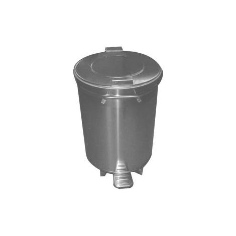Pattumiera INOX Lt. 50 BES1319 3595