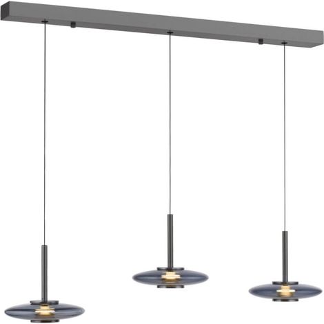 Lampe suspendue 3 lumières Pure Vitrum conception gris - 2083-15