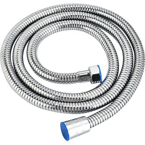 Tuyau de douche d'acier inoxydable, Tuyau de douche à main de galvanoplastie (Long 1.5 Meters) (1/4)
