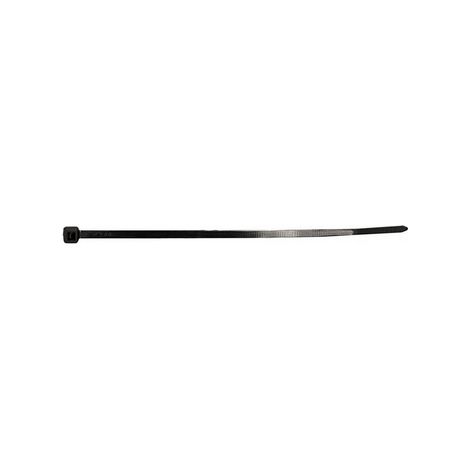 100 PZ FASCETTE PER CABLAGGIO IN NYLON NERE- 2.5 x 200 mm- FISCH- pezzi 1
