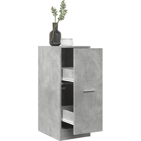 Apothekerschrank Betongrau 30x41x77,5 cm Holzwerkstoff