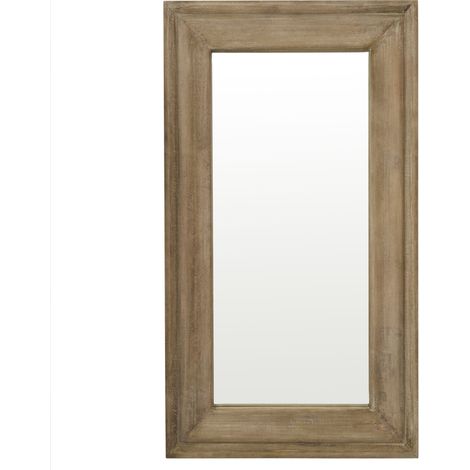 Copgrove Collection Mirror - Glass/Wood - L8 x W100 x H200 cm - Brown