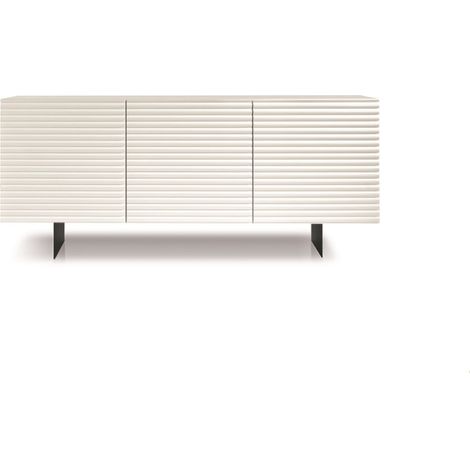 Madia in legno 180 cm 3 ante Bianco - ARISA 2 piedini (1/2)