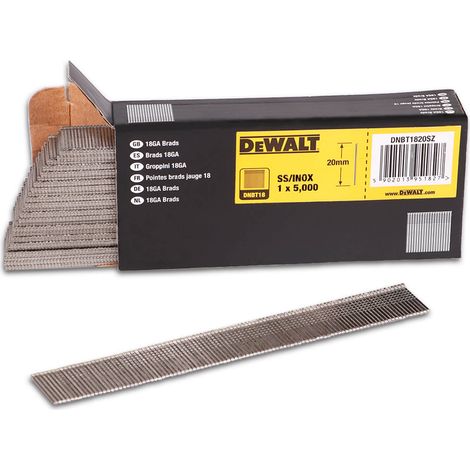 DeWALT - Nägel 1,25x35 mm, 5000 Stück DNBT1835SZ
