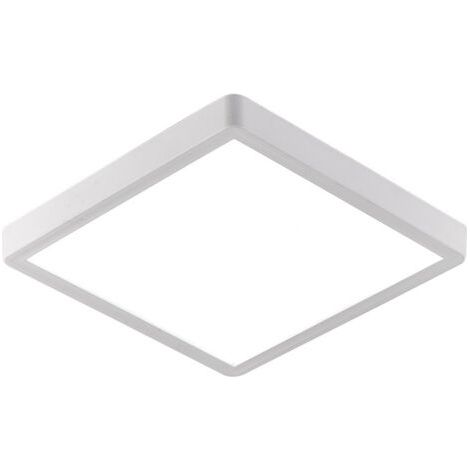 Plafonnier LED, IP44 Lampe de Salle de Bain étanche Carrée Plate 24W 6500K 2400LM Lampe Simple Moderne Mince pour Salon Chambre Cuisine Balcon Sous-sol Bureau, 300x25 mm [Classe énergétique F]