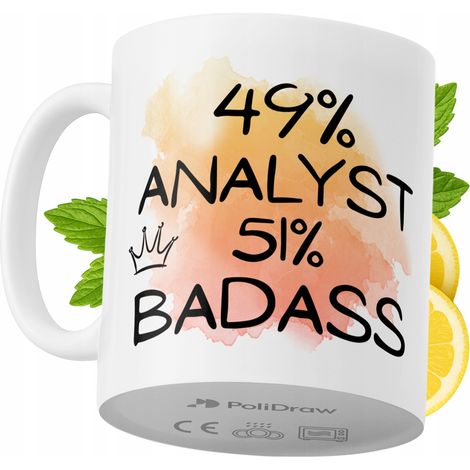 Lustige Kaffeetasse mit witzigem Textdesign für Analysten – ideal für Geburtstage, Namenstage, Feiertage und besondere Anlässe. Hochwertige Tasse für Büro, Homeoffice und Arbeit. Farbe: Weiß, 330 ml.