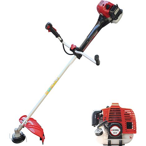 Desbrozadora Kuril KDC43 a gasolina 43 cc  Carenada Antivibración  Incluye Disco y Arnés Acolchado  Ideal para Jardinería