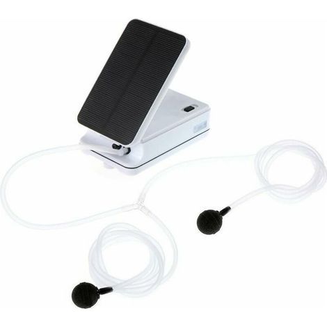Kit de Pompe à air à énergie Solaire , oxygénateur et aérateur pour Bassin bulleur Solaire Pompe Solaire pour Bassin pour Aquariums, Aquariums, piscines (1/5)