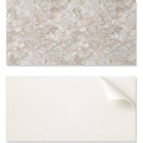 Azulejos de vinilo est茅ticos para pared con estampado de piedra natural, 10x40x20 cm.