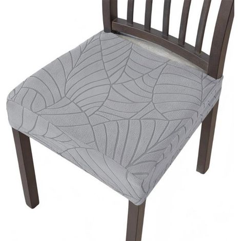 Stuhlhussen 4 teiliges Set für Stuhlmaße: Länge 40 48 cm, Breite 40 48 cm, Höhe 7 10 cm Abnehmbare Esszimmerstuhlhussen Staubdicht Schutzhüllen f (1/5)