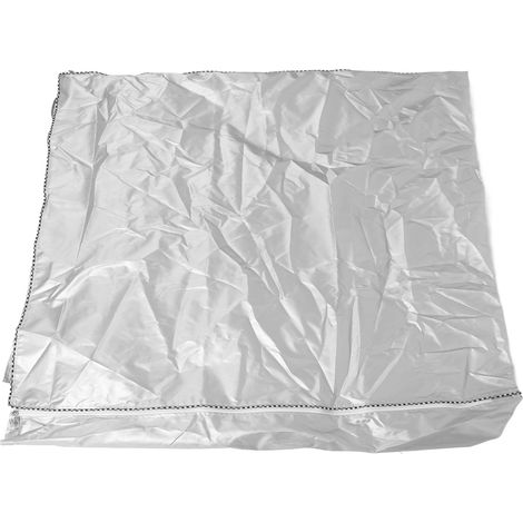 Housse de lave-linge/sèche-linge Oxford en tissu, compatible avec les modèles à chargement par le haut et à chargement frontal, couleur argent. (1/5)