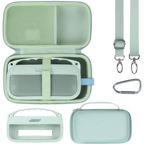 Hard Silicone Case Cover for SoundLink Flex (2nd Generation) Portable Wireless Bluetooth Speaker (Sage Green) (1/5)