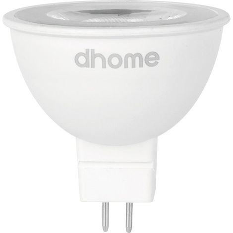 Lampadina LED Spot DHOME GU5.3 - 4000 K - 420 lumen - 4 W - BRICODEAL - 249254 (1/2)