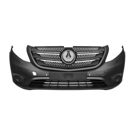 Pare-choc avant gris avec trous radars Mercedes Vito W447 2014-2019