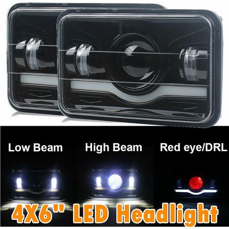 2PCS Phare, lampe avant carrée en alu um Shell Shell pour phare de voiture 45W 5in LED (1/5)