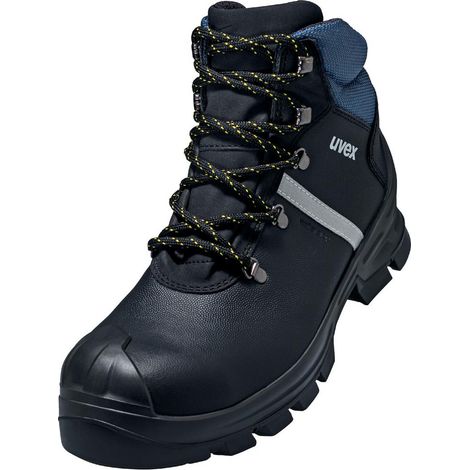 uvex Stiefel 2 construction S3 schwarz blau Weite 12 Gr. 44 (1/5)