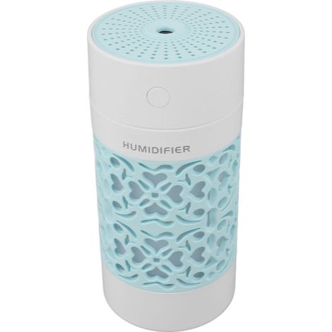 Ultraschall-Auto-Diffusor, große Sprühmenge, leiser Betrieb, Mini-USB, 250 ml, ätherische Öle vernebeln – ideal für Auto, Büro und Schlafzimmer, hellblau (1/5)