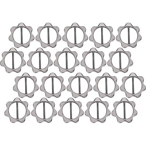 20 Barrettes en Alliage Ti Fleur pour Créations DIY et Accessoires de Mode (1/5)
