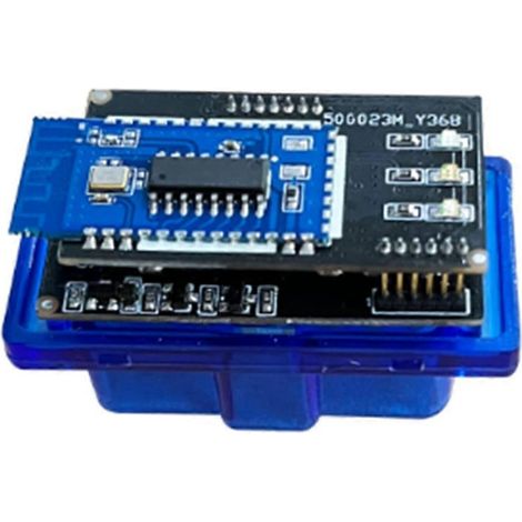 Dernière version du scanner automobile OBD2 avec double puce PIC18f25K80 ELM327 V1.5, compatible iOS et Android, Bluetooth 5.1 et outil de diagnostic OBD2. (1/5)
