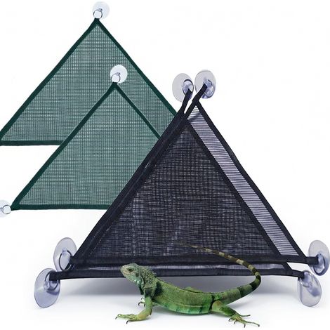 Hamaca de red para reptiles negro 10 uds (1/5)