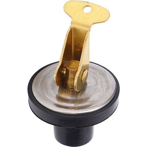 ANGGREK Bouet de Vidange de Compression de 19 Mm Bouet de Vidange du Bateau Bouchon de Vidange Marin en Laiton Acier Inoxydable avec Joint en Caoutchouc pour Bateau (1/2 Pouce (2974B)). (1/5)