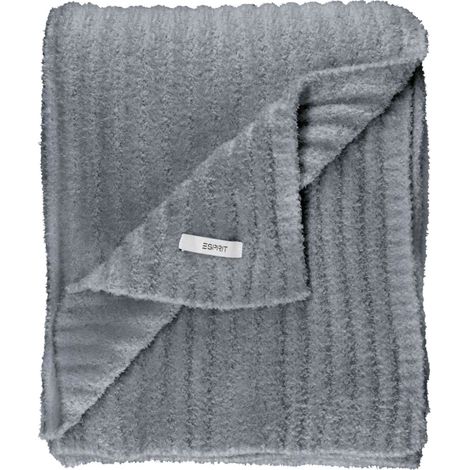 ESPRIT manta CUDDLE - 1 unidad 130x170 cm, gris