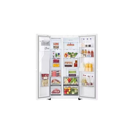 LG – Réfrigérateur américain 638L – 3 portes – Congélateur 221L – Distributeur d'eau – Classe E – Système ventilé – 36 dB (1/5)