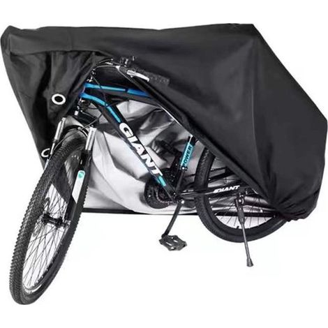 Telo copribiciclette REWYTAZ per biciclette da 1/2", impermeabile, antipolvere, antivento e resistente ai raggi solari, con occhielli per lucchetto, accessori di montaggio inclusi. (1/5)