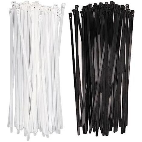 Attaches de câble réglables en nylon 100 pièces pour diverses utilisations - (1/5)