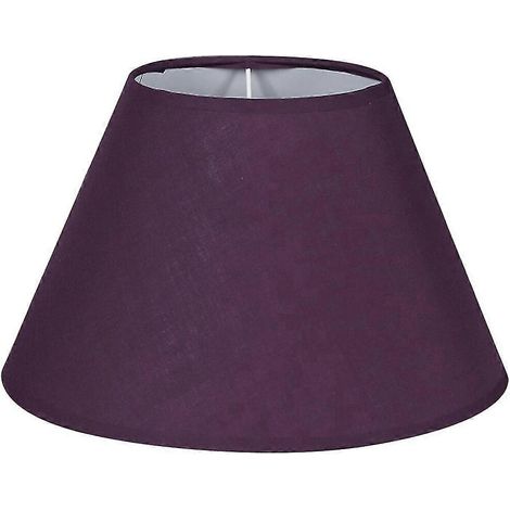 Dekorativer Lampenschirm für Schreibtischlampe, kleiner Wandlampenschirm, Lampenschirm für Schreibtischlampe – 23 x 23 x 17 cm – Lila