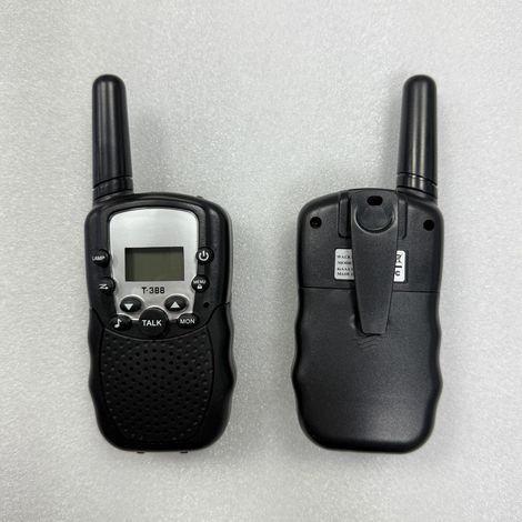 Kinder-Intercom, Geschenkidee für Kinder zum Wandern und Abenteuer (schwarz, 1 Paar)