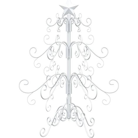 Metall Weihnachtsbaum KUOPIO 60 cm Stahl White vidaXL (1/5)
