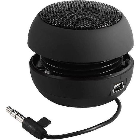 Mini enceinte de voyage portable avec câble audio 3,5 mm, basse tension. (1/5)
