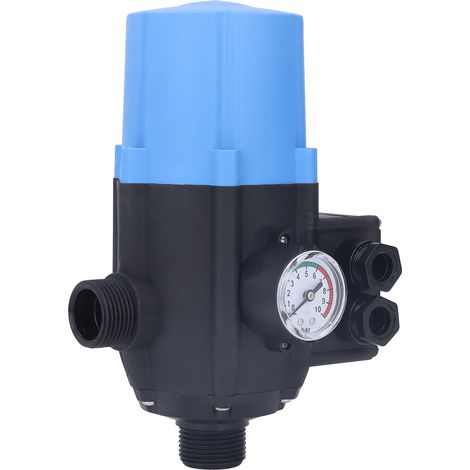 Interrupteur de contrôle de pression réglable étanche bleu 1,5 bar - 2,2 bar pour pompe à eau 110 V - 120 V (1/5)