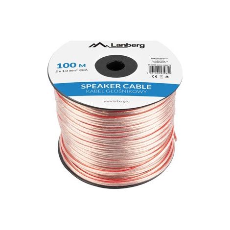 Elektrisches Kabel Lanberg sc-2x10-10cc-1000-tr 2 Leiter 1.0mm² (1/3)