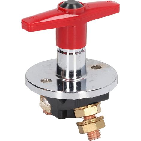 Interrupteur de Protection contre la Déconnexion de la Batterie, Bouton de Commande de Mise Hors Tension Durable pour Voiture de Course et Bateau (1/5)