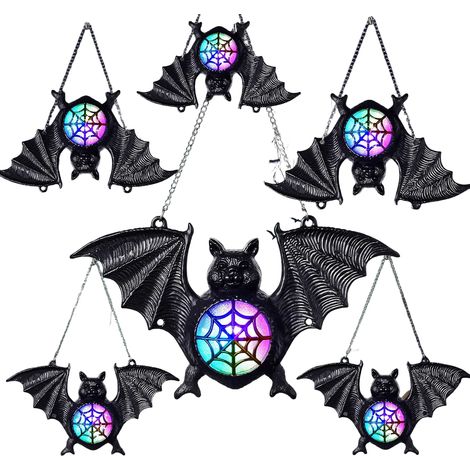 Harrycle Lanterne Pipistrelli Halloween 6 pezzi Batteria (1/5)