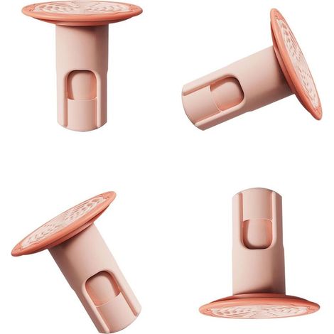 4 morceaux de filtre à cheveux en silicone, Filtre à Cheveux en Silicone, Protecteur de vidange Universel, Anti-colmatage Facile à Nettoyer, Utilisé
