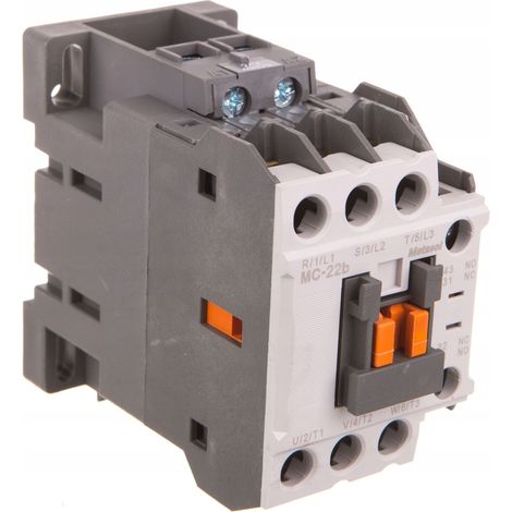 Contattore 22A 3P 11kW 24V AC 1Z1R MC-22b 24VAC 1a1b (1/2)