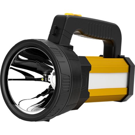 Linterna LED de 1 pulgada, 6000 lúmenes, batería de 40000 mAh, carcasa de aluminio, para camping y emergencias. (1/5)