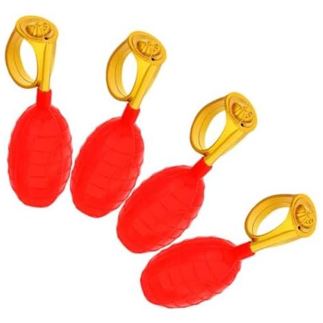 CSPARKV 7.3x2.7cm 4Pcs Water Spray Ring for Whole Person Party Accessory Water Ring Sprinkler Game Festival Water Spray Ring Party Accessories (1/5)