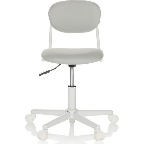 [GEBRAUCHT] B-Ware Hjh Office Kinderschreibtischstuhl Drehstuhl Kinderstuhl Kiddy Base I Stoff Grau