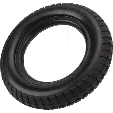 Pneu de rechange pour trottinette électrique : anti-crevaison, résistant à l'usure, en caoutchouc, 12 1/2 x 2 1/4 pouces, roue pleine de 12 pouces. (1/5)