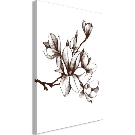 Dipinto - Magnolie rinascimentali (1 parte) verticale (1/3)