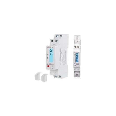 Einphasen-Energiezähler, Einphasen-kWh-Energiezähler 1P 5 (32) A Stromverbrauchszähler 220 V mit LCD-Hintergrundbeleuchtung (1/5)